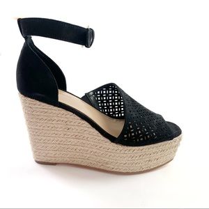 Theryn Asymmetrical Espadrille Wedge Sandal